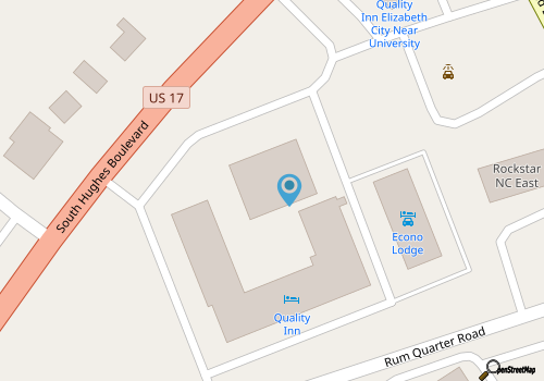 Quality Inn Elizabeth City map location